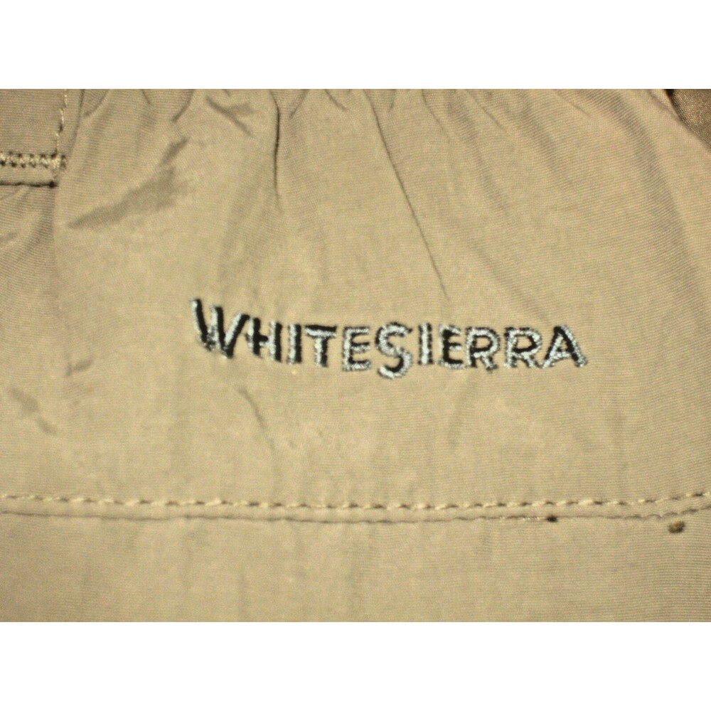 Womens White Sierra Olive Nylon Convertible Pants/Shorts sz Lg(34x7/30x11r) - Picture 5 of 6